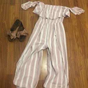 American Eagle Pink Jumpsuit sz M